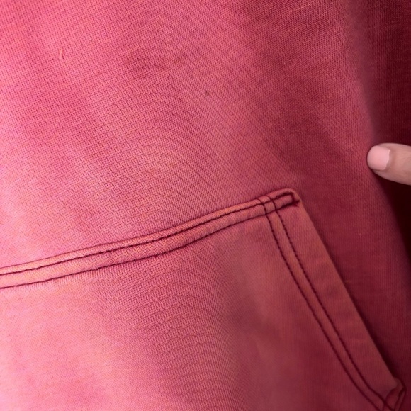 Carhartt Hoodie Relaxed Fit MED MIDWEIGHT LOGO SLEEVE GRAPHIC Distressed Stains - Picture 8 of 16